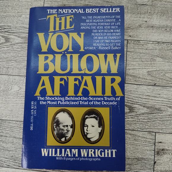 THE VON BULOW AFFAIR William Wright 1984 First‎ Dell Printing Paperback - Picture 8 of 13